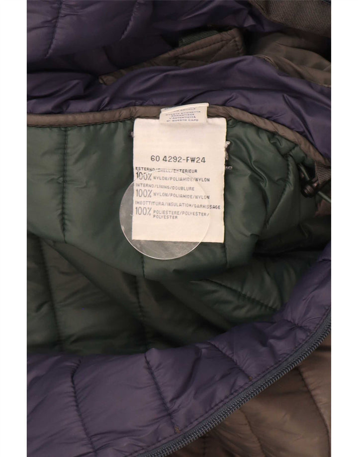 North Sails Herren-Jacke mit Kapuze, gepolstert, UK 36, Größe S, graues Nylon