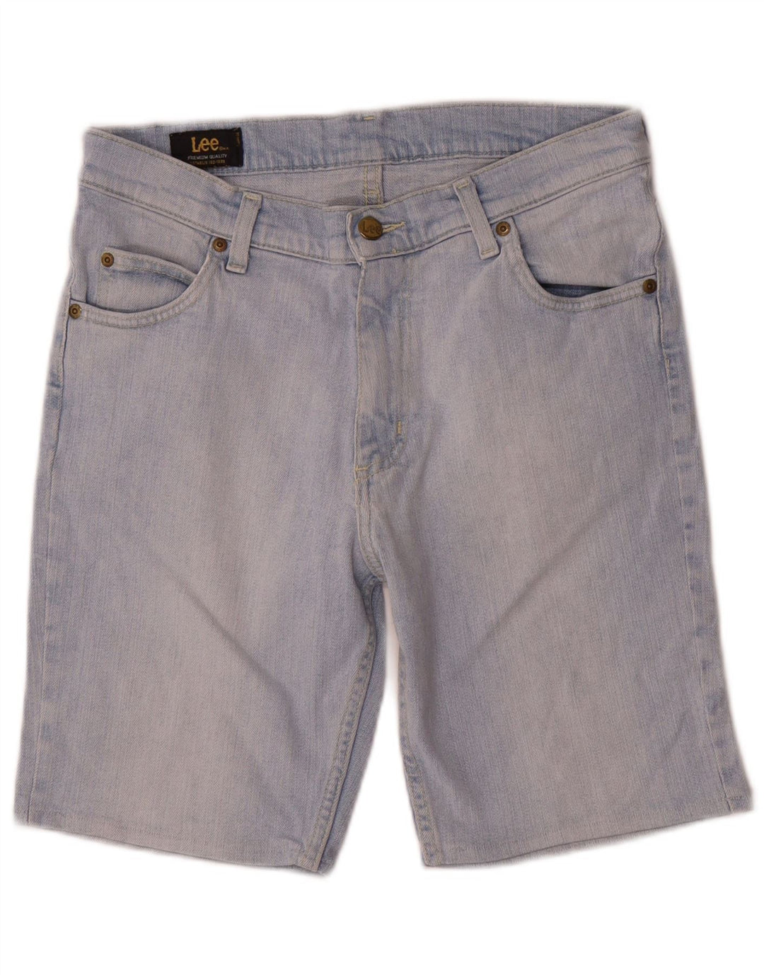 Lee Herren-Jeansshorts W33, große blaue Baumwolle