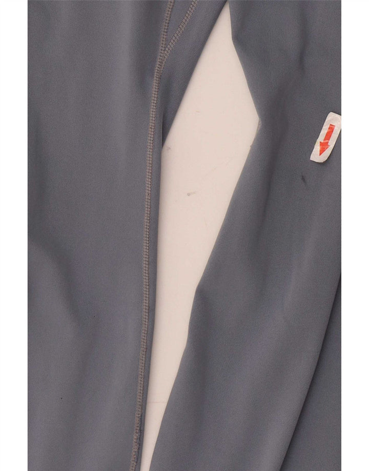 Nike Womens Dri Fit Leggings UK 8 Small Grey Polyester