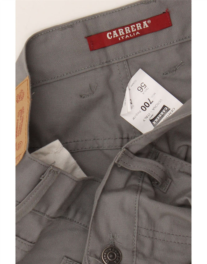 CARRERA Herren 700 Straight Casual Hose W40 L26 Graue Baumwolle