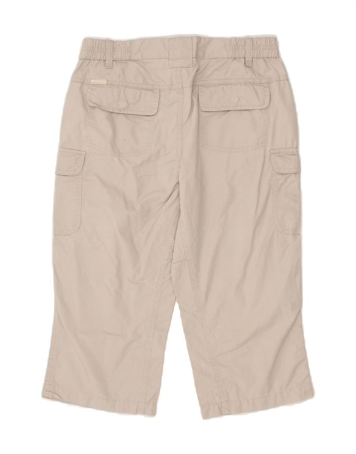 COLUMBIA Womens Bermuda Shorts XS W30  Beige Cotton Vintage Columbia and Second-Hand Columbia from Messina Hembry 