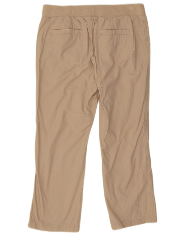Marks & Spencer Kurze Chino-Hose für Damen, UK 14, Größe L W32 L26, Beige