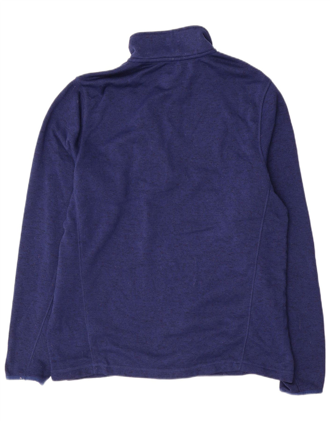 FILA Herren-Sweatshirt mit Reißverschluss am Hals, groß, marineblaues Polyester