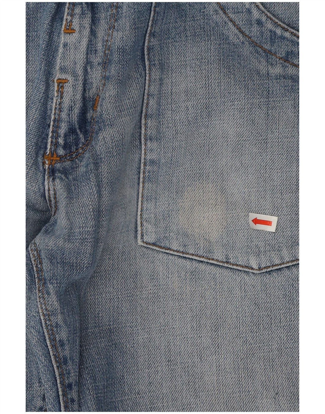 Lee Herren Dillon Patch Straight Jeans W30 L29 Blaue Baumwolle