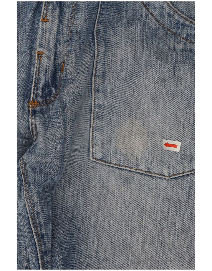 Lee Herren Dillon Patch Straight Jeans W30 L29 Blaue Baumwolle
