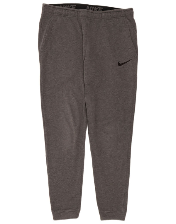 Nike Herren Dri Fit Trainingshose Joggers Large Grau Polyester