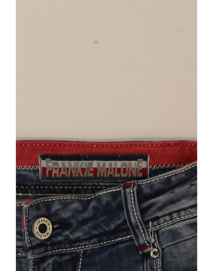 Vintage Damen Jeansshorts IT 44 Medium W32 Blaue Baumwolle
