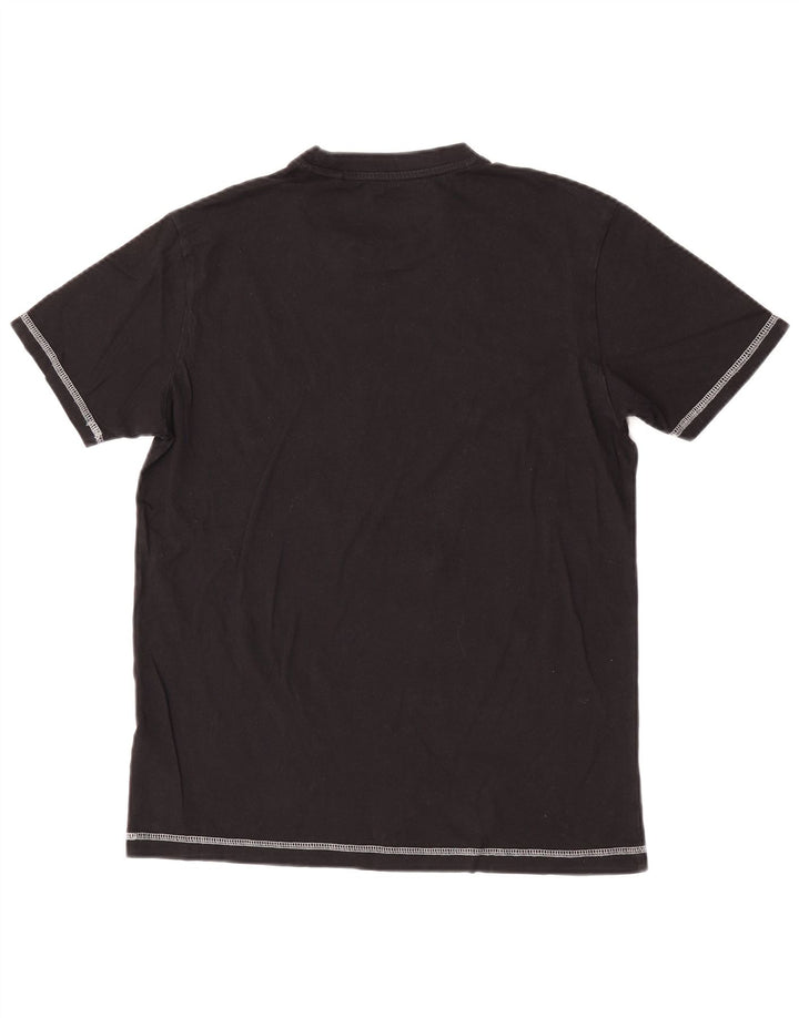 Penguin Herren T-Shirt Top Medium Schwarz Baumwolle