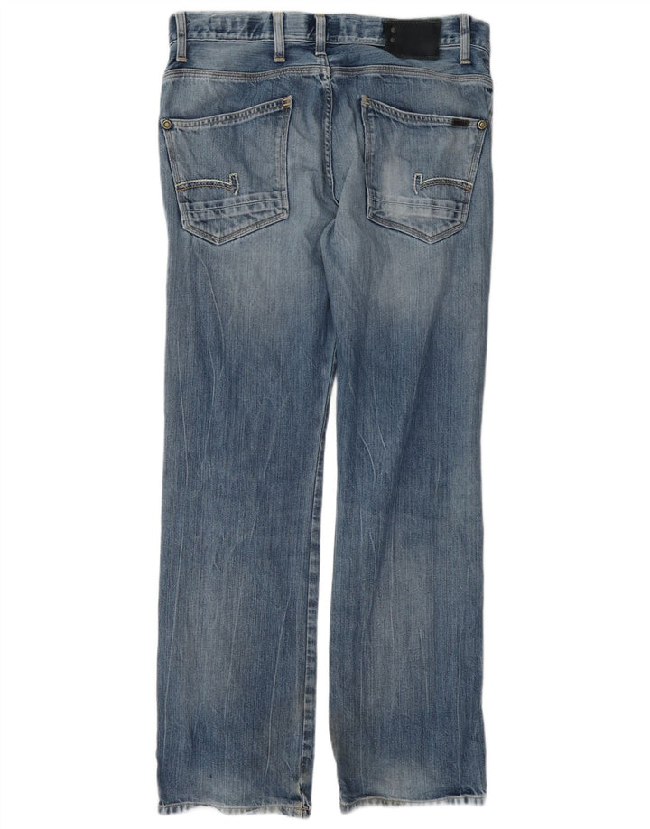 G-Star Herren Straight Jeans W33 L32 Blaue Baumwolle