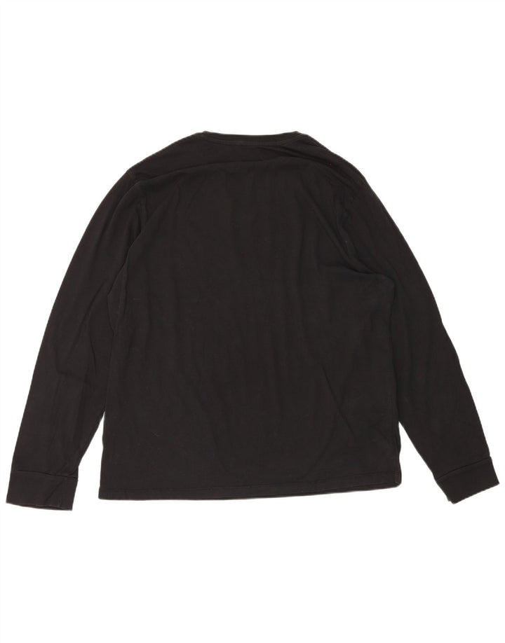 Levi's Herren Graphic Top Langarm XL Schwarz Baumwolle