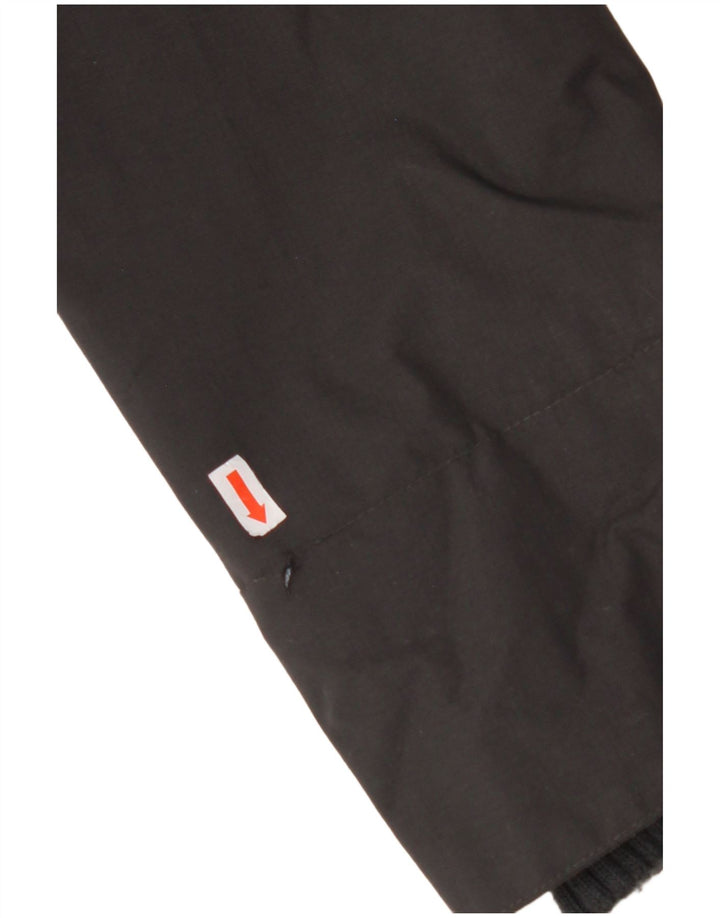 SUPERDRY Damen-Windbreakerjacke mit Kapuze, UK 18, XL, schwarzes Nylon