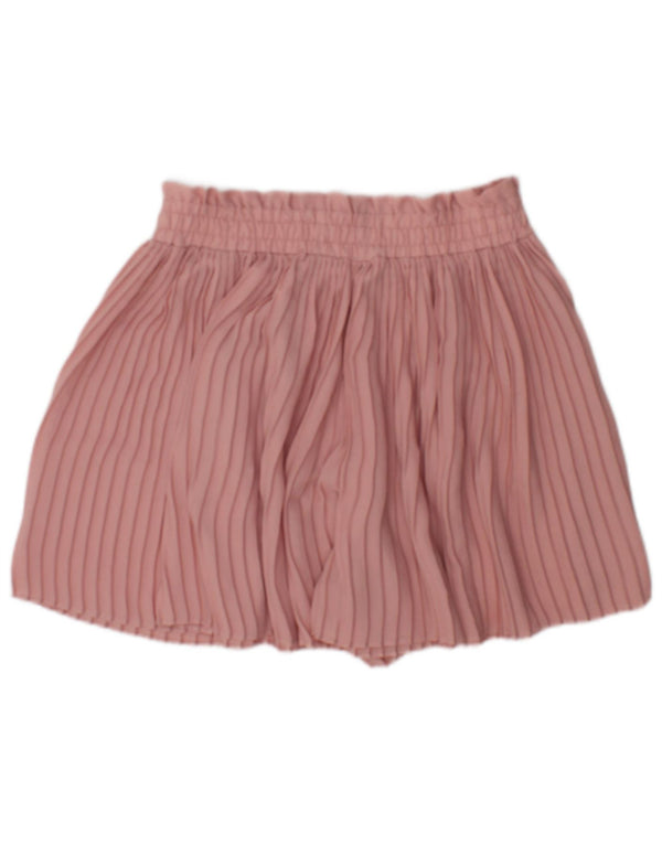 Zara Damen Cullotes Shorts Medium W28 Rosa Polyester