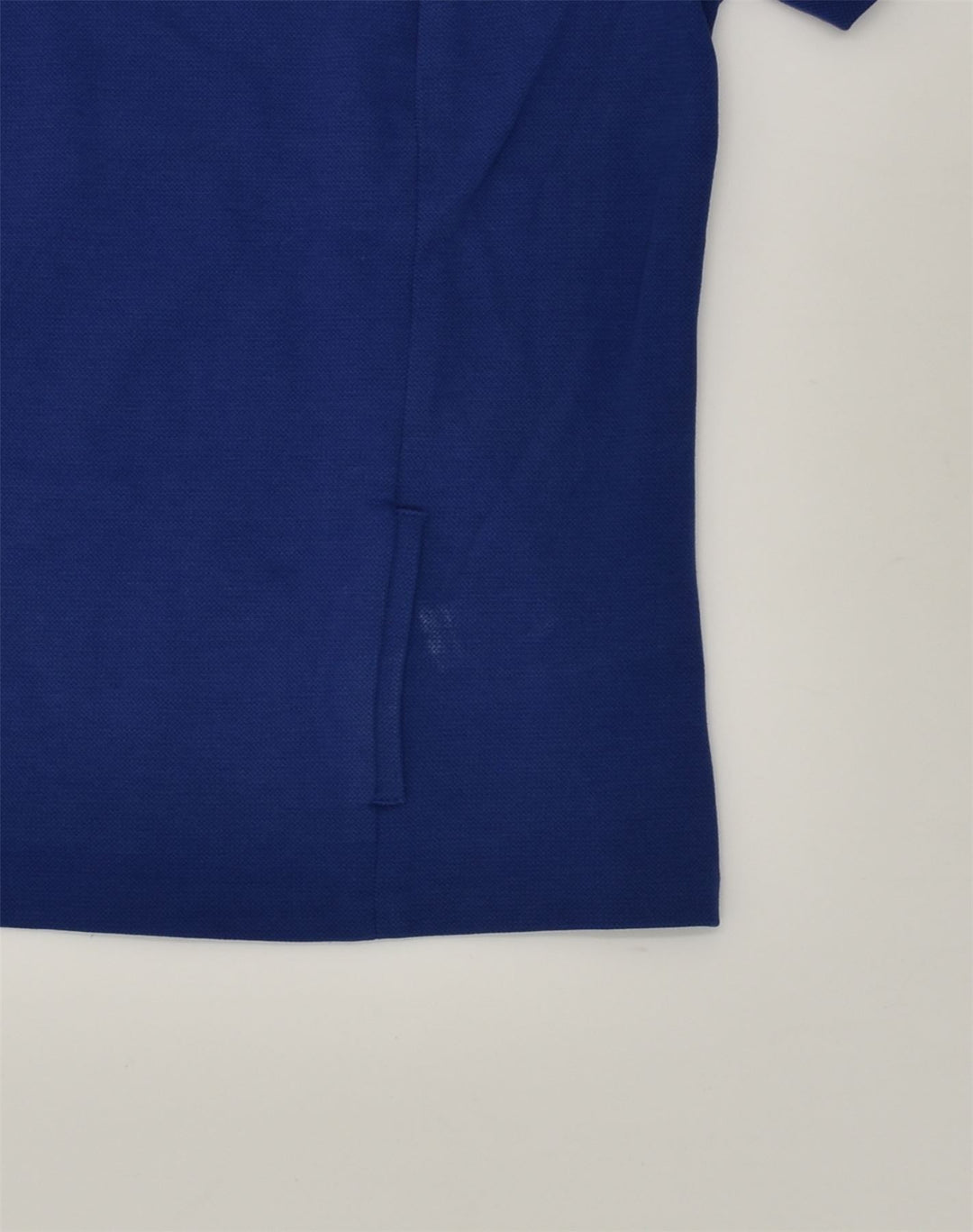 VINTAGE Womens Short Sleeve Blouse Top UK 14 Large Blue Cotton | Vintage Vintage | Thrift | Second-Hand Vintage | Used Clothing | Messina Hembry 