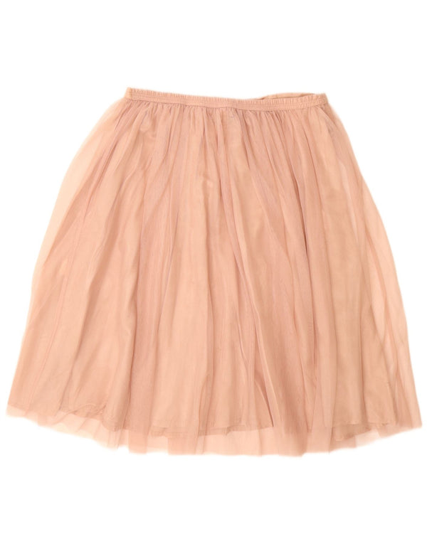 ZARA Damen Tutu-Rock mit hoher Taille, Größe L, W30, Rosa
