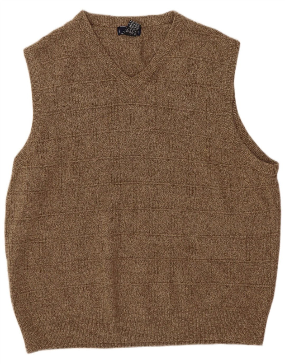 Dockers Herren Weste Tank Top XL Braun Acryl
