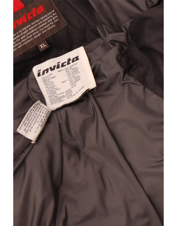 INVICTA Herren Wattierte Jacke UK 42 XL Schwarz Polyamid