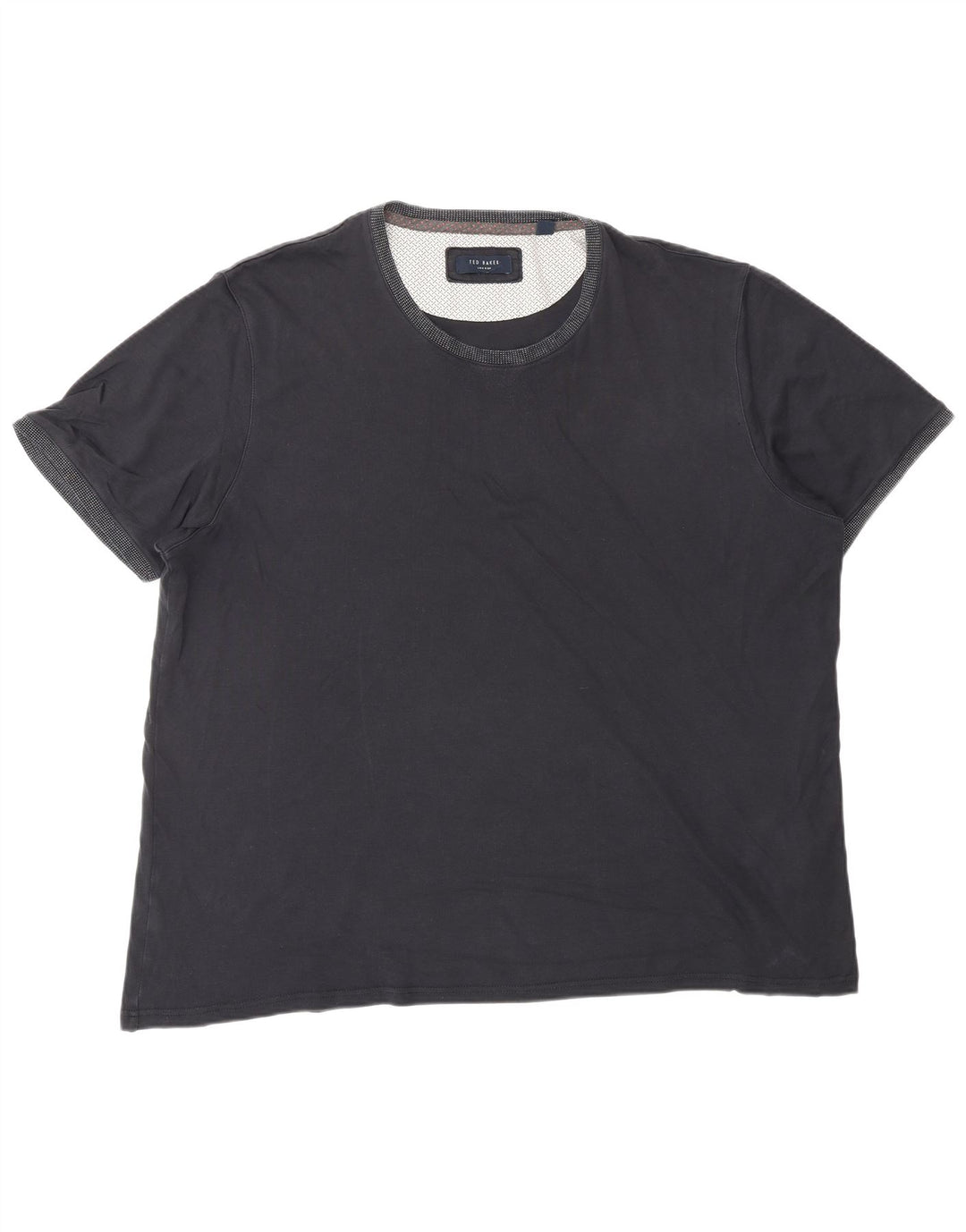 TED BAKER Herren T-Shirt Top 2XL Marineblau Baumwolle