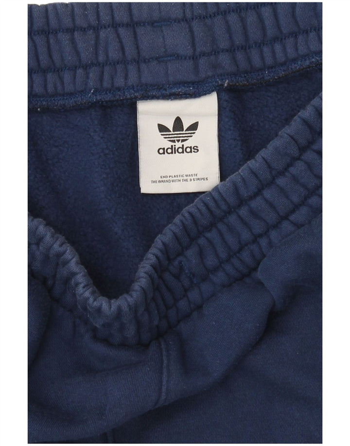 Adidas Herren-Trainingshose mit Grafik, mittelgroß, Marineblau