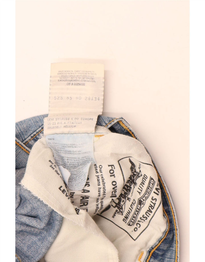 LEVI'S Damen Bootcut-Jeans W28 L34 Blaue Baumwolle