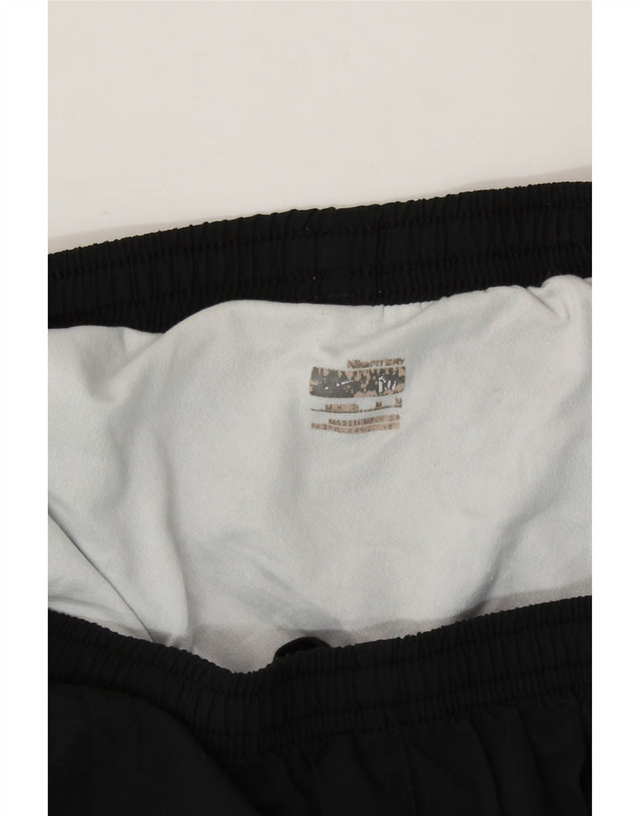 NIKE Womens Sport Shorts US 8/10 Medium  Black Colourblock Polyester Vintage Nike and Second-Hand Nike from Messina Hembry 