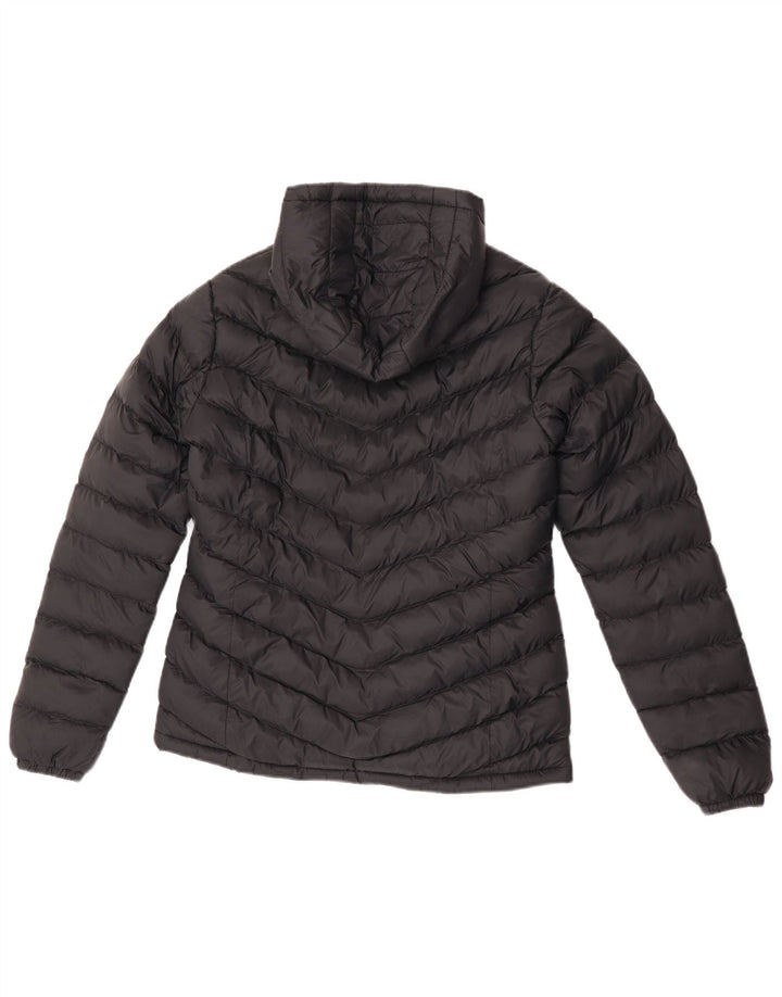 Mountain Warehouse Wattierte Damenjacke mit Kapuze, UK 6, XS, Schwarz, Polyester
