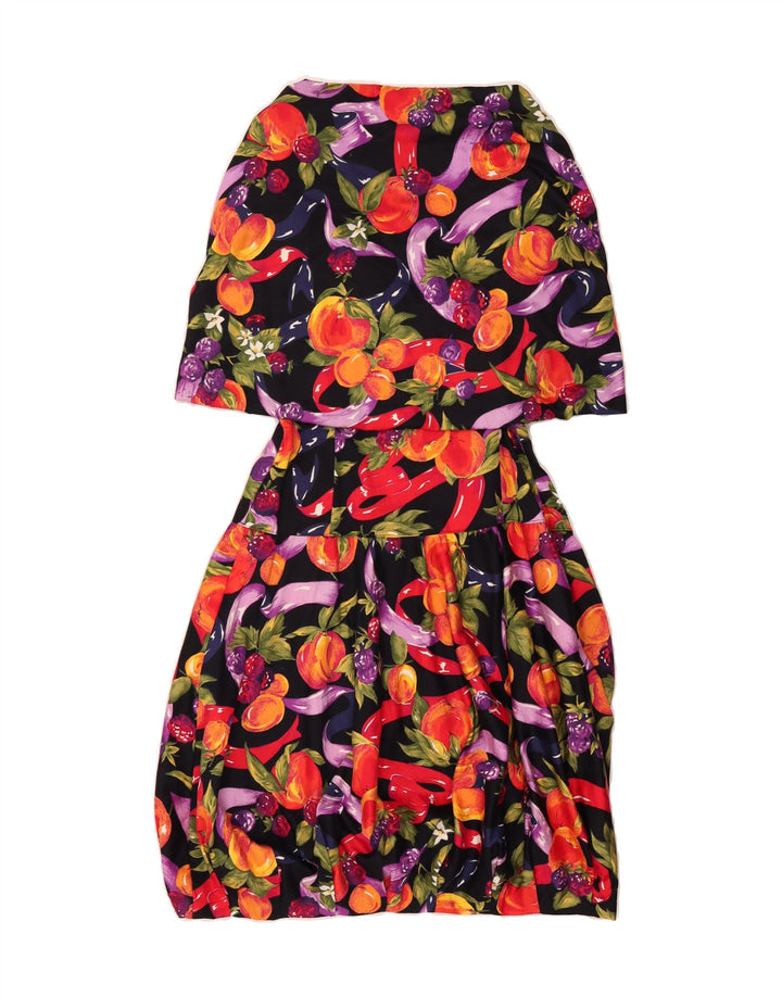 VINTAGE Womens Abstract Pattern Bubble Dress UK 12 Medium Multicoloured Vintage Vintage and Second-Hand Vintage from Messina Hembry 