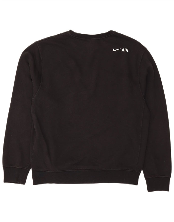 Nike Herren-Sweatshirt mit Grafik, mittelschwarz, Baumwolle