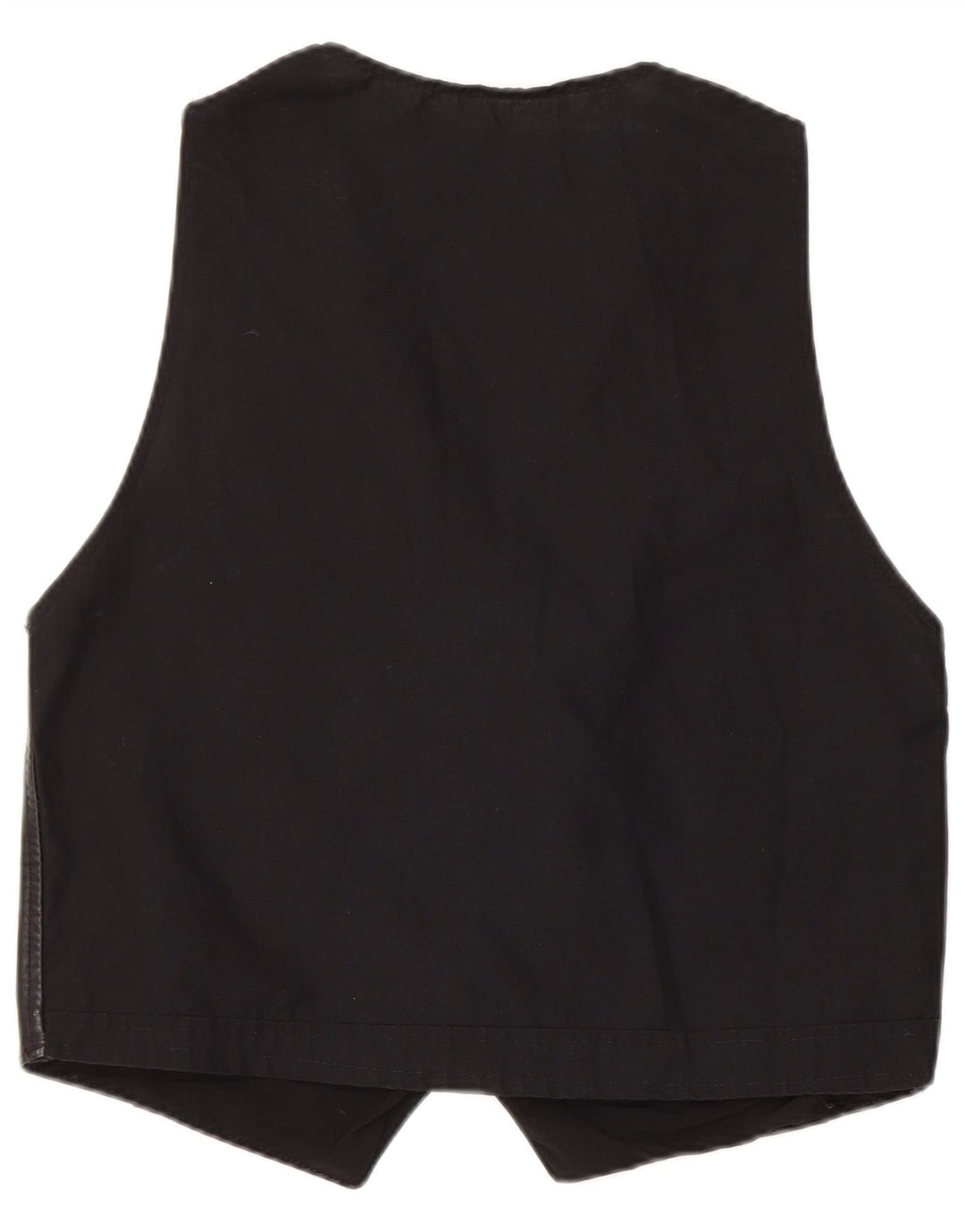 Vintage Herren Lederweste Medium Schwarz