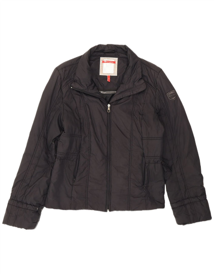 Champion Damen Wattierte Jacke UK 18 XL Schwarz Polyester