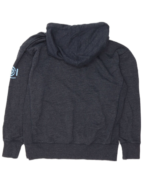 Superdry Herren Graphic Loose Fit Hoodie Pullover XS Marineblau Baumwolle