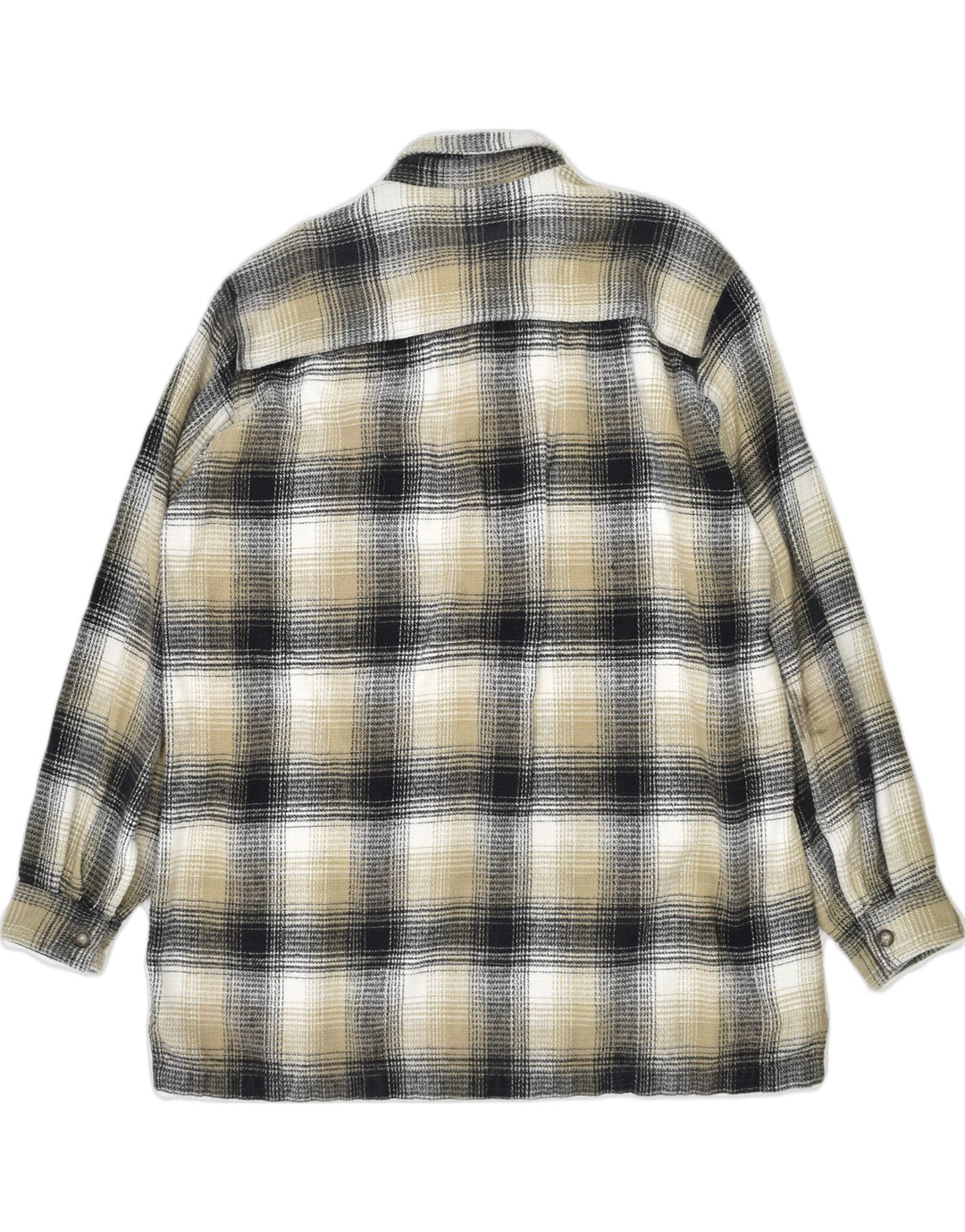 LEVI'S Mens Flannel Shirt XL Multicoloured Check Cotton Vintage Levi's and Second-Hand Levi's from Messina Hembry 
