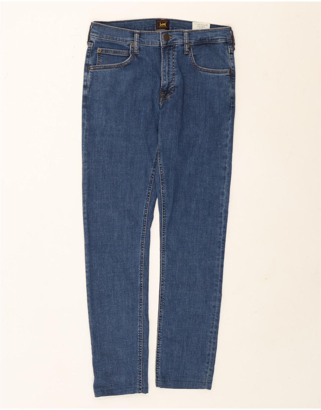 Lee Herren Luke Slim Jeans W29 L29 Blaue Baumwolle