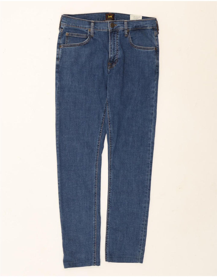 Lee Herren Luke Slim Jeans W29 L29 Blaue Baumwolle