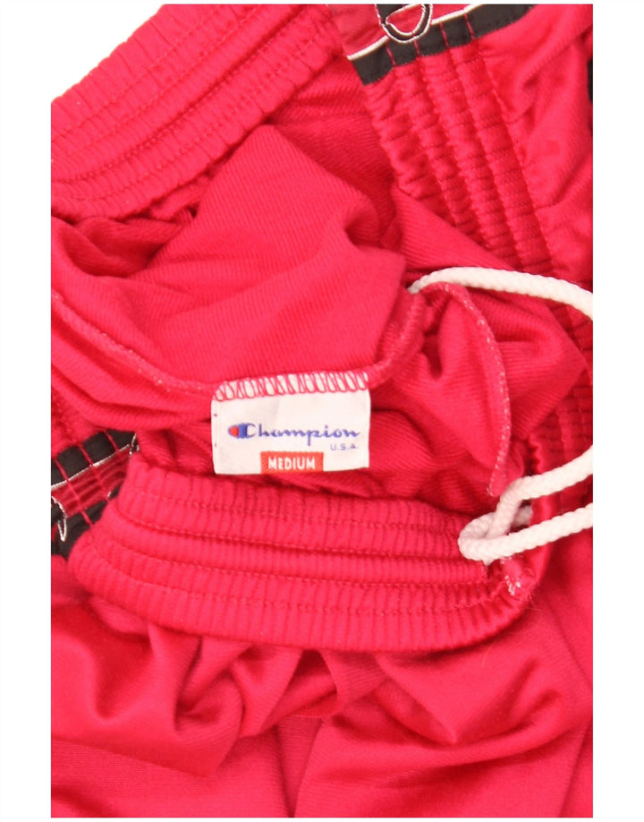 Champion Herren-Trainingshose mit Grafik, Mittelrotes Farbblock-Polyester