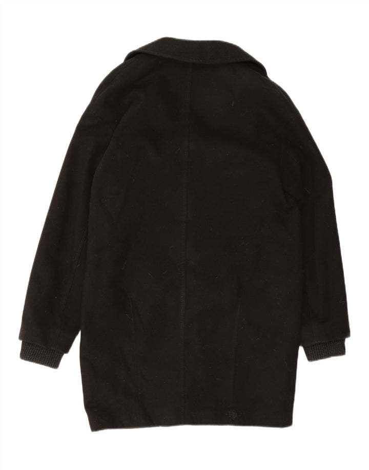 TOPSHOP Womens Oversized Overcoat UK 8 Small Black Polyester Vintage Topshop and Second-Hand Topshop from Messina Hembry 