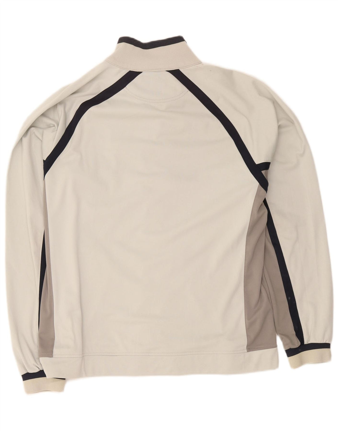 Champion Herren-Trainingsanzugoberteil, XL, weißes Colourblock-Polyester
