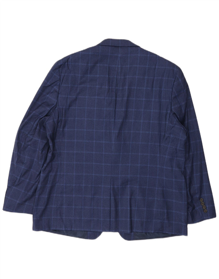 Ralph Lauren Herren-Blazer mit 2 Knöpfen, UK 46, 2XL, Marineblau kariert