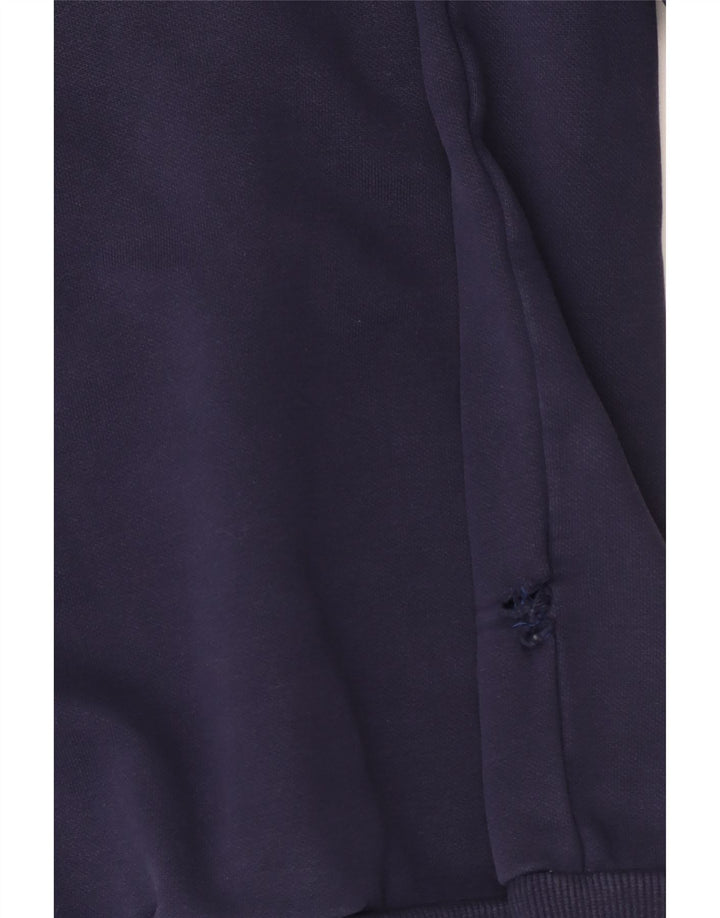 Puma Herren Grafik-Hoodie-Pullover aus Baumwolle in mittlerem Marineblau
