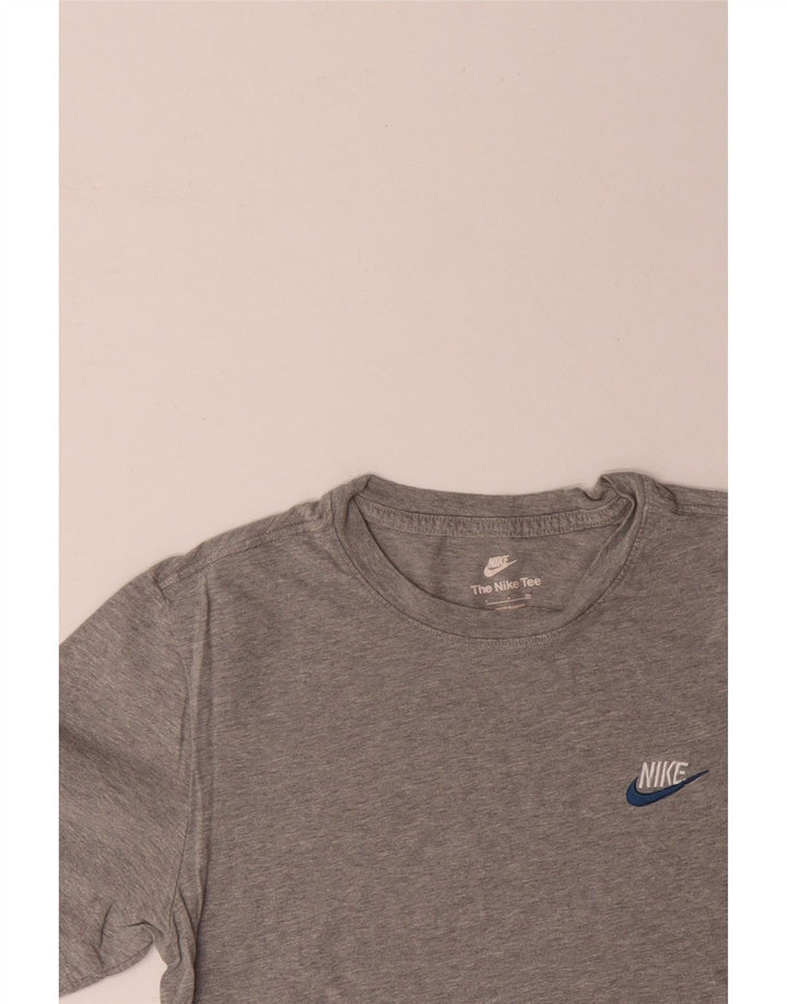 NIKE Herren T-Shirt Top Small Grau Baumwolle