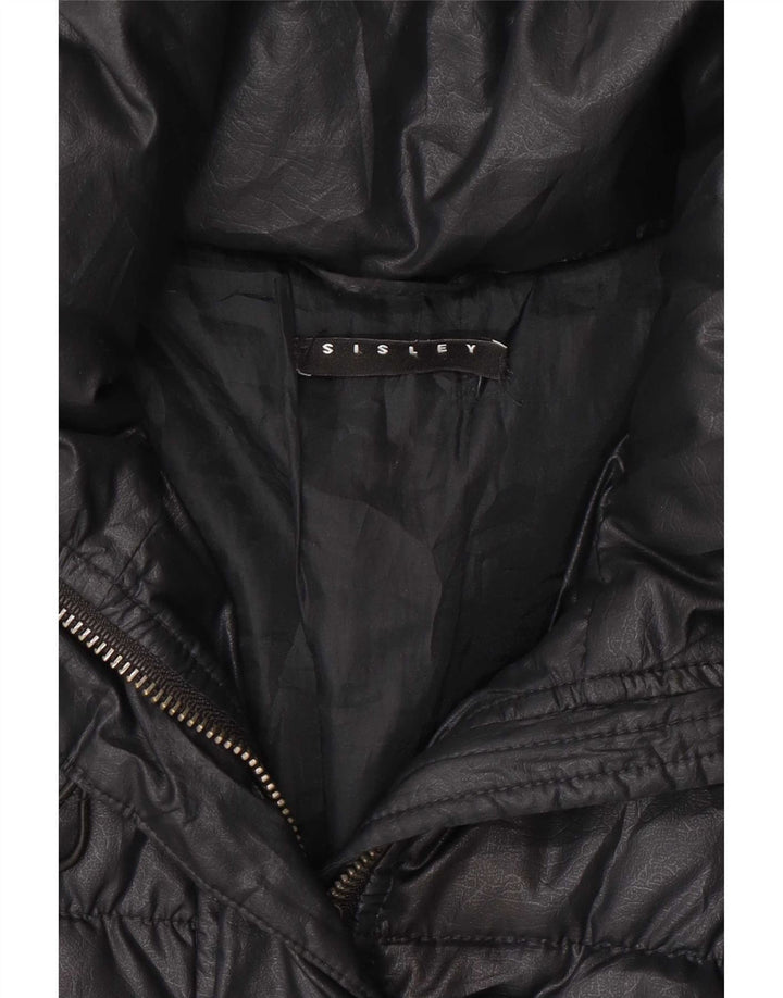 Sisley Mädchen Steppjacke 5-6 Jahre Schwarz Polyester