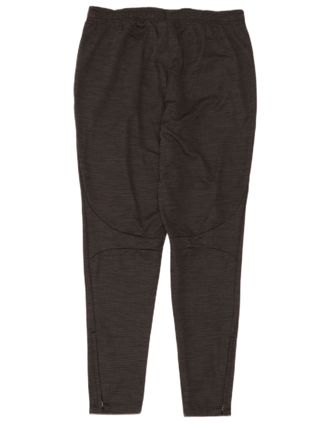 Nike Herren-Dri-Fit-Trainingshose aus mittelgrau meliertem Polyester