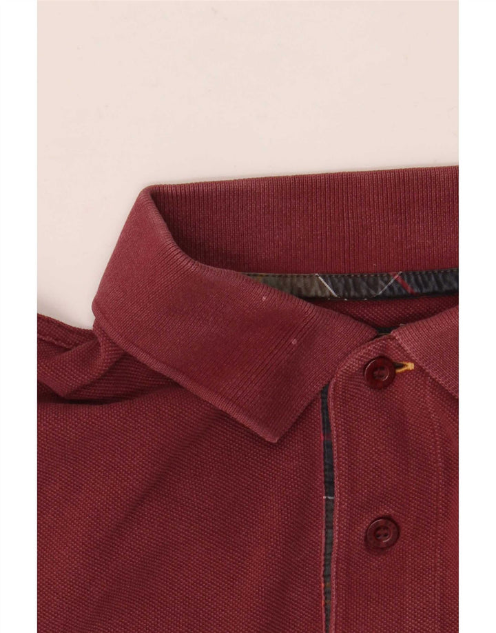 Barbour Herren Poloshirt Medium Burgund