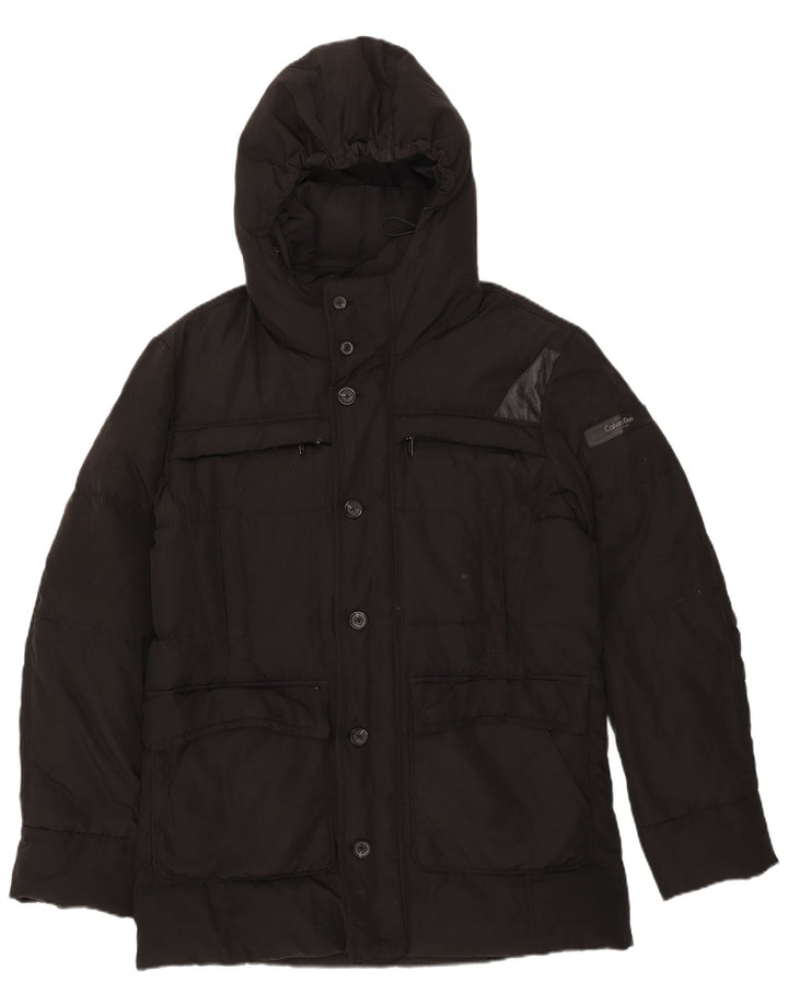 Calvin Klein Herren Kapuzenjacke IT 52 XL Schwarz Polyester