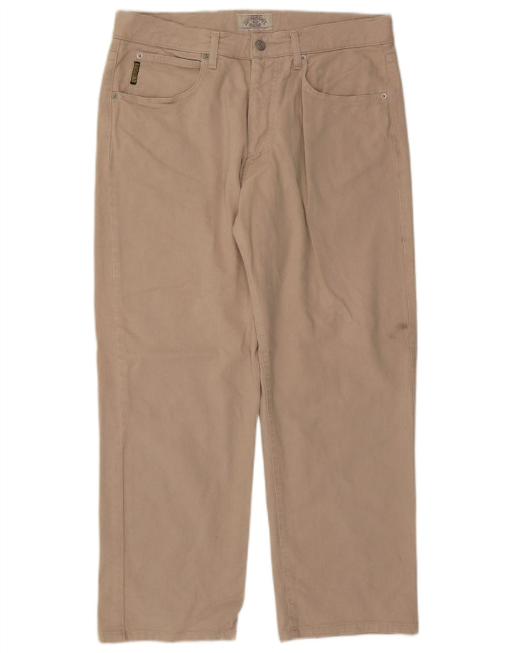 Armani Herren gerade Freizeithose W36 L27 Beige
