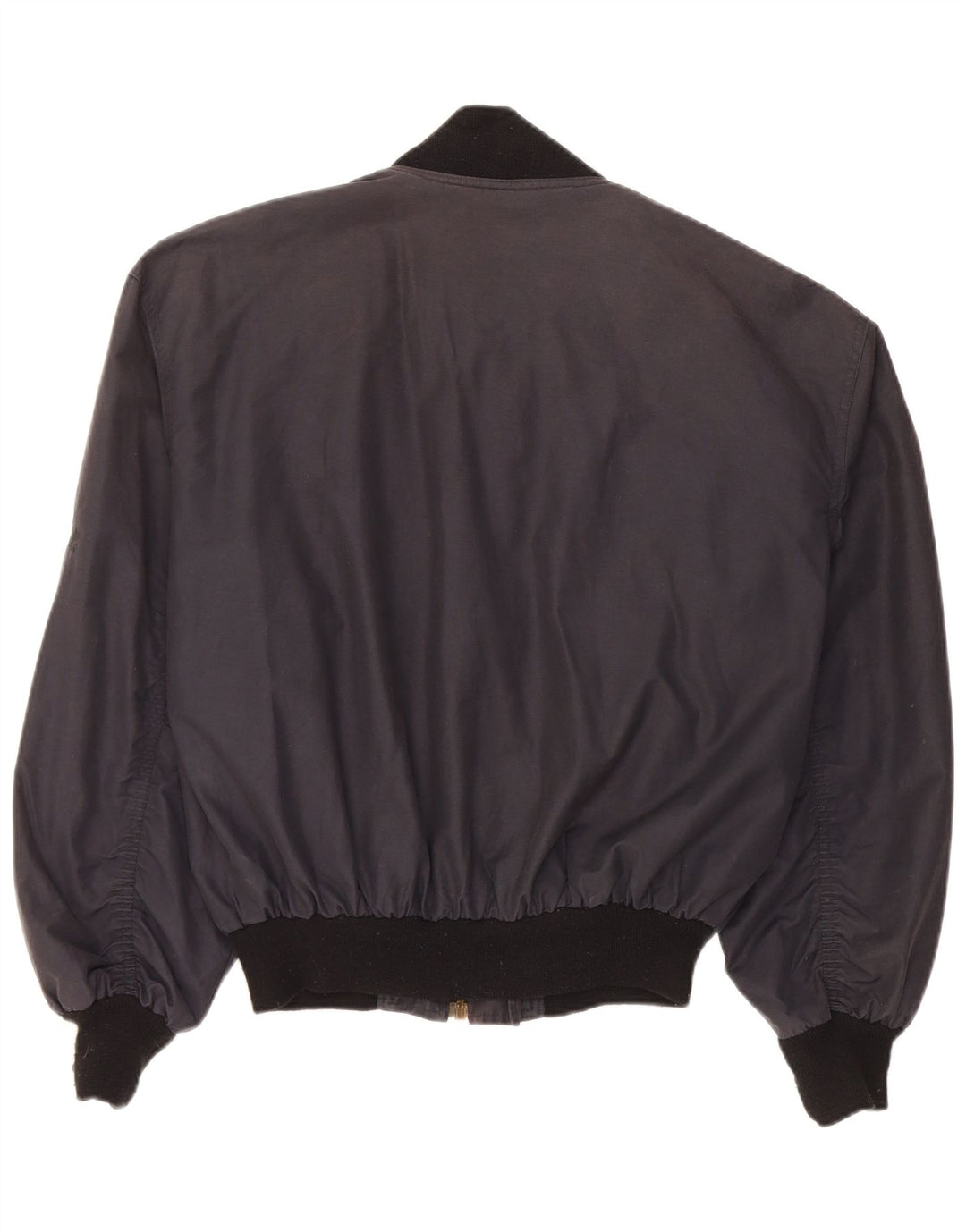 Quarry Herren-Bomberjacke mit lockerer Passform, UK 36, Größe S, Schwarz, Baumwolle