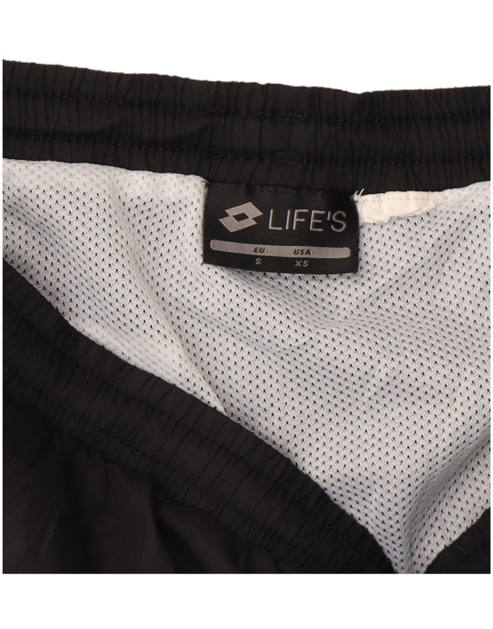 LOTTO Herren-Badeshorts mit Grafik, XS, Schwarz