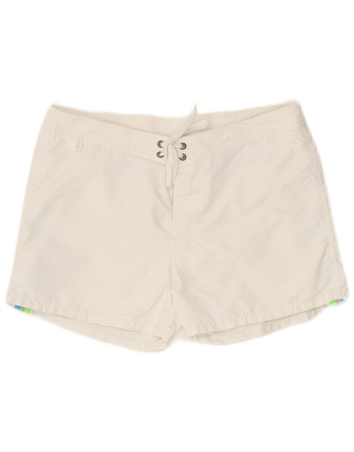 Sundek Herren-Badeshorts, groß, aus weißem Nylon