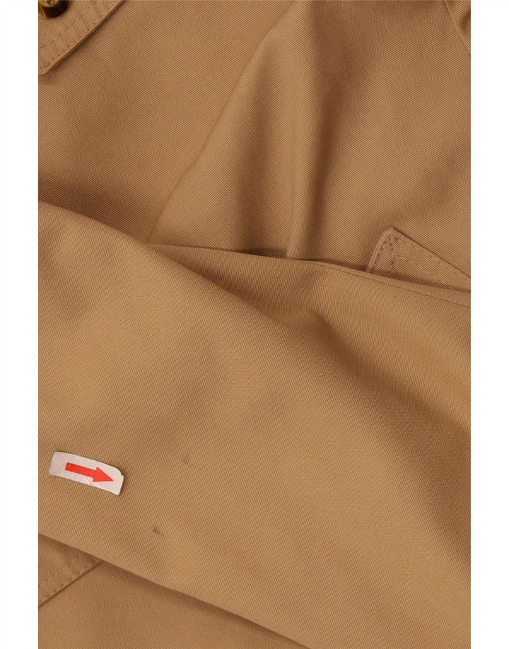 Vintage Herren Trenchcoat UK 38 Medium Beige Polyester