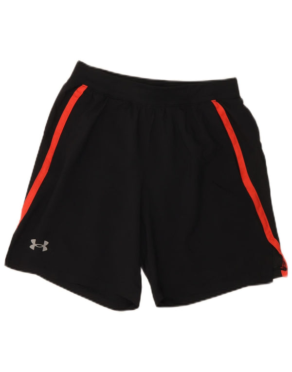 Under Armour Damen Sportshorts UK 10 Small Schwarz Colourblock