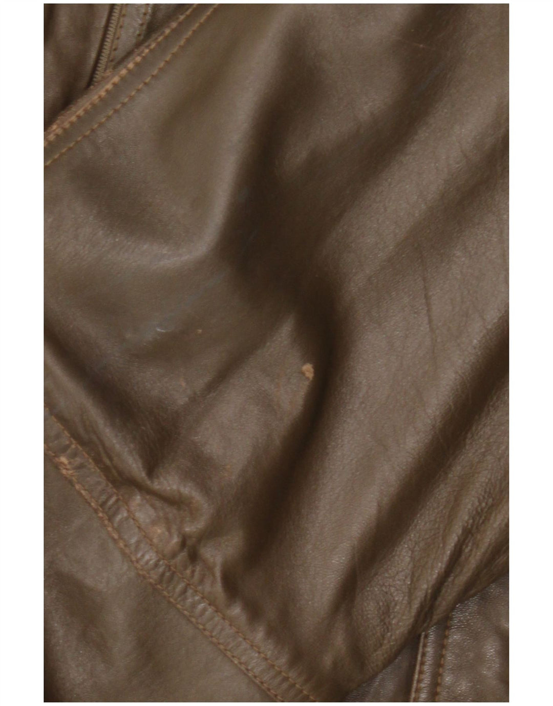 Vintage Herren Lederjacke IT 52 XL Khaki